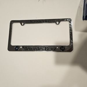 Mercedes-Benz Kansas City License Plate Cover Border Metal